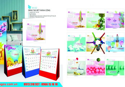 LỊCH ĐỂ BÀN 2021