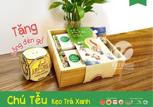 LB2301 Bộ quà trung thu Chú Tễu Kẹo trà xanh